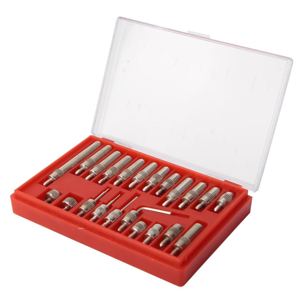 22pcs Stainless Steel Test Indicator Contact 0.01mm Precision Dial Indicator Points Set