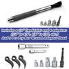 Offset Extension Wrench for Electric Drills 1/2" Offset Extension Wrench Including Socket Adapters for Tight Areas