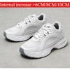 8cm/10cm Invisible Height Increasing Shoes Men Breathable Mesh Casual Sneakers Non-Slip Wear-Resistant