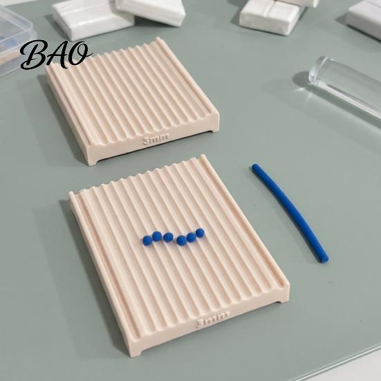 Sturdy Crafting Clay Tool Ball Maker Tool, Polymer Strip Roller, 2mm 2.5mm 3mm Sphere Shaper Roller for Perfect Round Beads, Nails & Jewelry