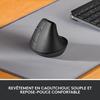 Mus - Trådløs - Logitech - Lift Ergonomisk Vertikal - Grafitt - Venstrehendt