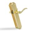 AMIG | ALFA Plate Handles | 248 X 44 Mm | Steel / Zamak | Brass-plated