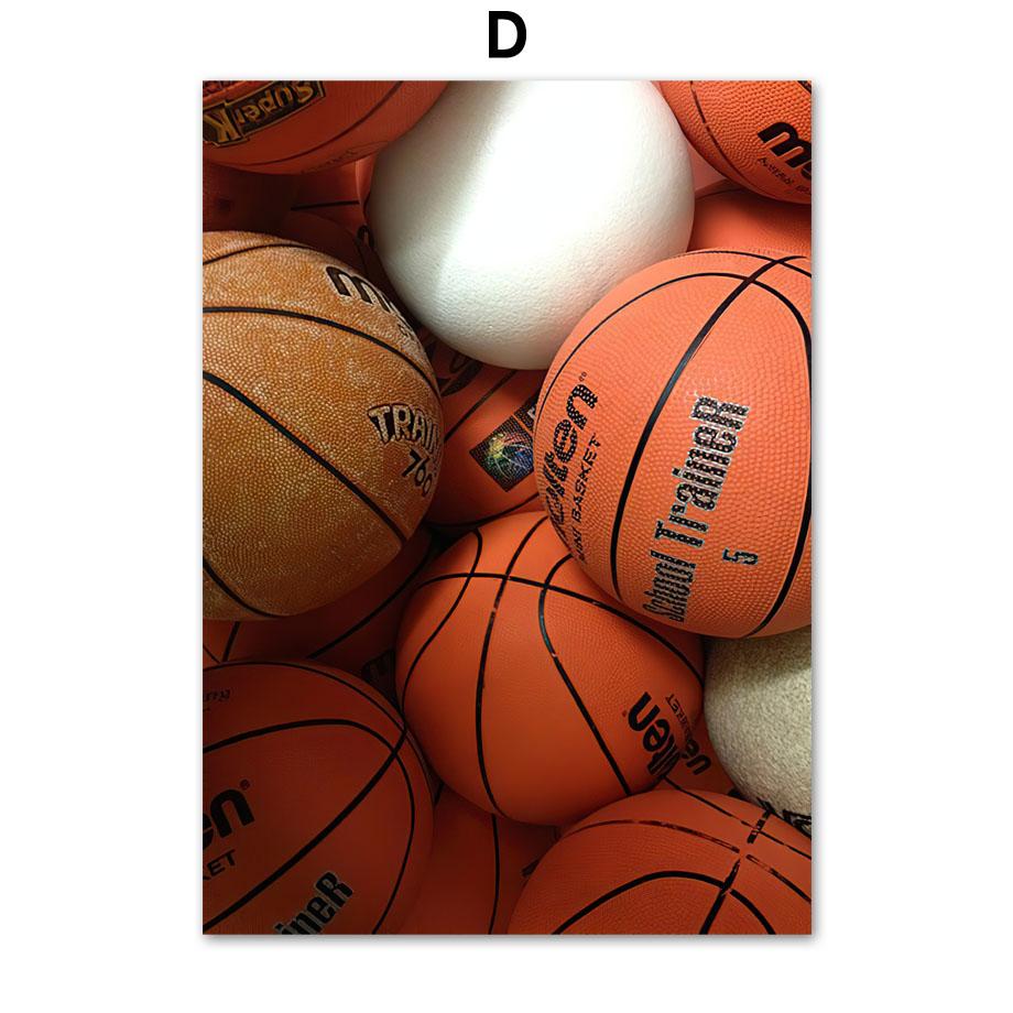 Tennis Pallacanestro Streetball Sport Allenamento Poster Nordici Stampe Pittura su Tela Arte Murale Immagini Per Soggiorno Decorazioni per la Casa