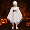 Glowing Ghost Hooded Cloak Clothing Prop Party Dress Up Creative Ghost Face Cloak Shawl  Gift