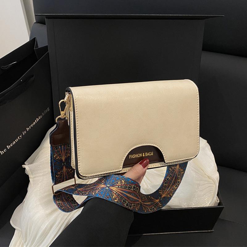 Colorful Strap Crossbody Bags For Women Commuting/Daily Used  Vintage Square Shoulder Bag For Gifts  Ladies Handbags And Purses