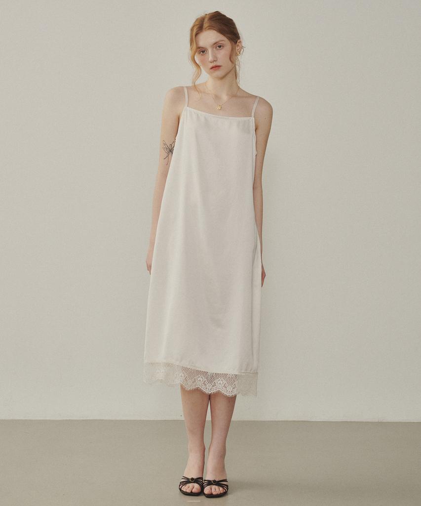 MELLY&ROSE Satin Lace Dress (315027)