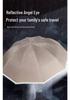 Sun & Rain 16-Rib Reverse Windproof UV Protection Umbrella