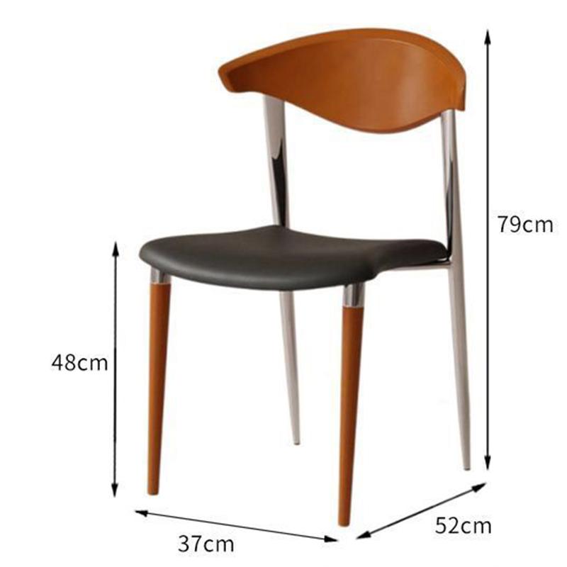 Nordic Wood Dining Chairs Portable Vintage Dining Chairs Living Room Chair Modern Luxury 1-person Chair Replica Design Furniture