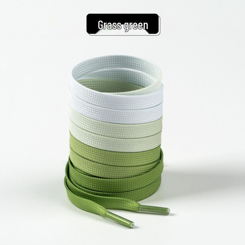 Colorful Gradient Shoelaces for Air Force 1, Skate, and White Casual Shoes (1 Pair)