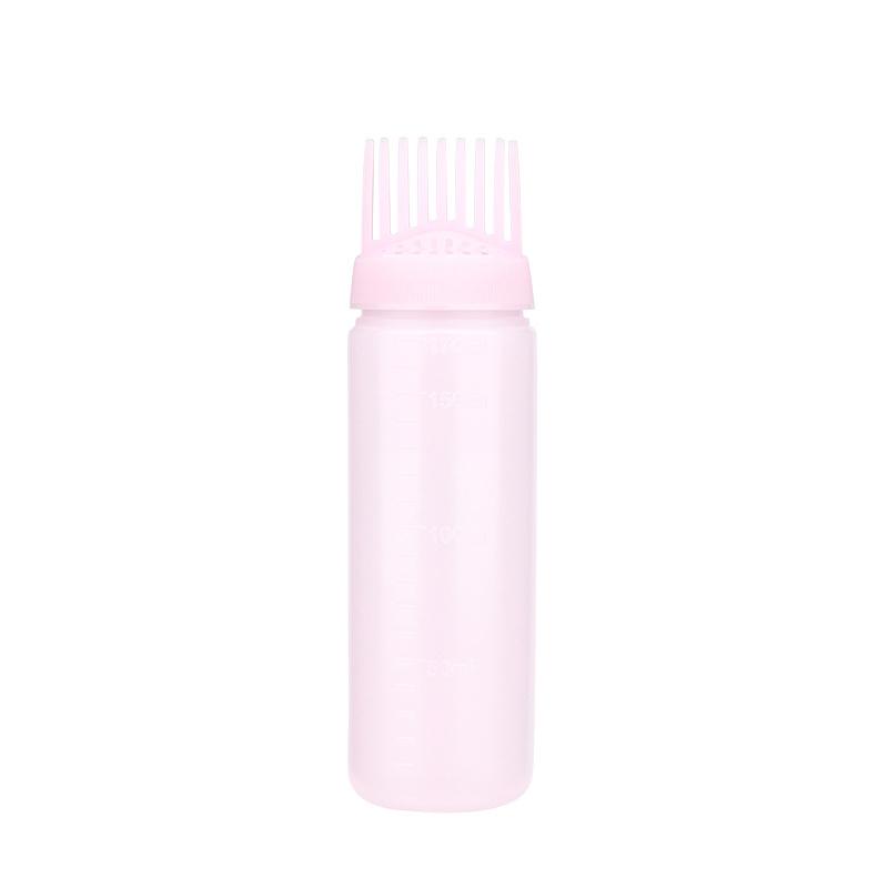 

120ML Casual Hair Dye Bottle Applicator Brush 120ML Precise Dyeing Tool For Salon Home Hair Coloring Easy Squeeze Dispensing