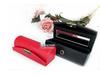 Leather Lipstick Case with Mirror - Portable Gift Storage Box