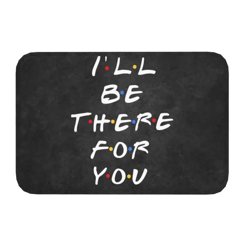 Funny TV Show Friends Collage Front Floor Door Entrance Mats Indoor Bathroom Kitchen Doormat Toilet Carpet Rug