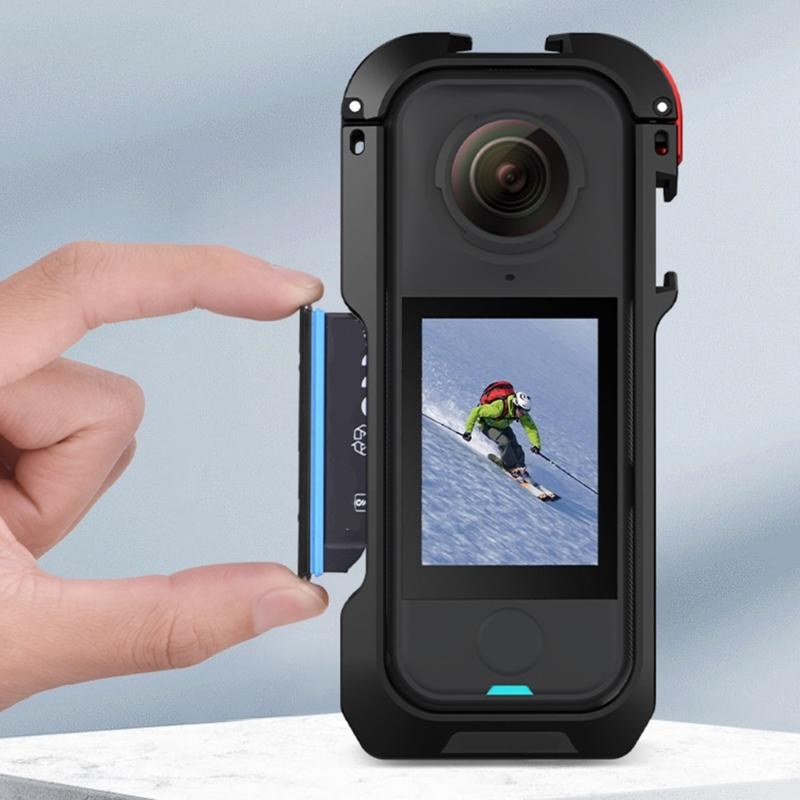 Aluminum Quick Release Cage For X4 Air Action Camera Mount With Cold Shoe Full Protective Frame Case Accessories