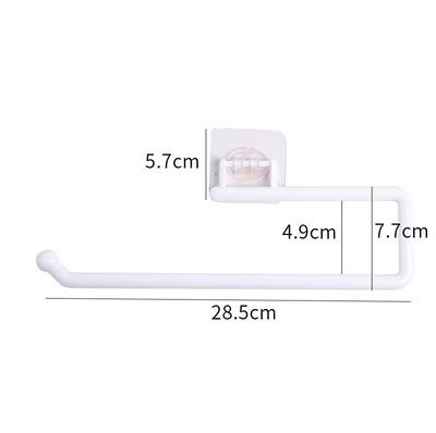 Kitchen Tissue Holder Hanging Toilet Roll Paper Towel Holder Rack Bathroom Organizer Kitchen Cabinet Door Hook Holder Organizer