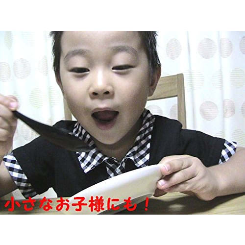 Daikoku 5-Piece Curry Spoon Set, Made in Japan, Easy to Eat, Resin, Black, Perfect for Beef Bowl Restaurants