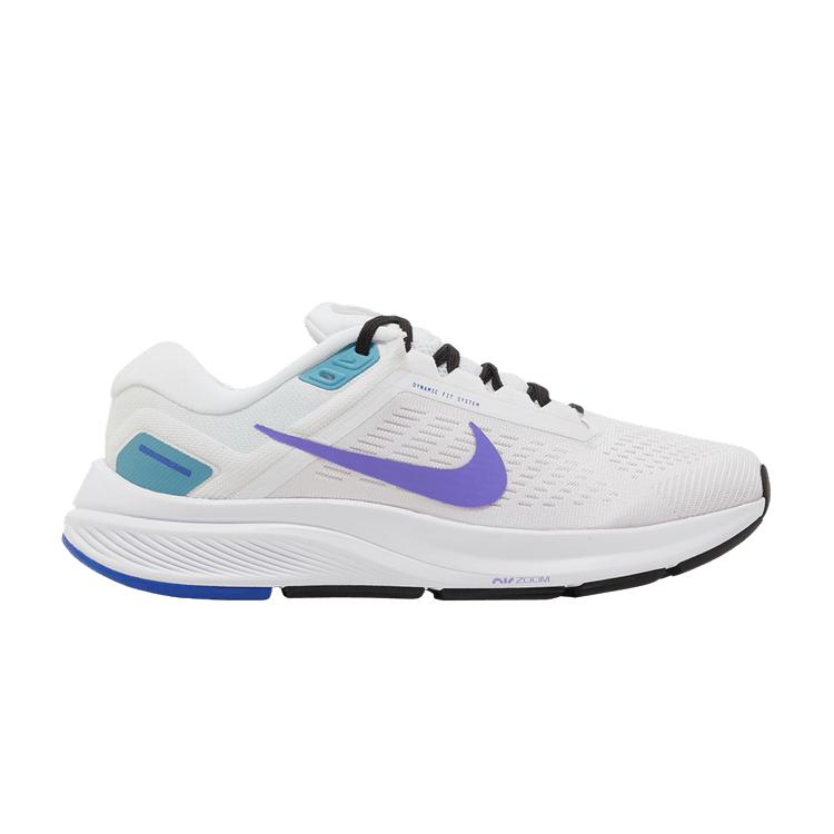Nike Wmns Air Zoom Structure 24 White Psychic Purple 36