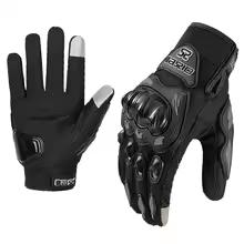 

Summer breathable full-finger motorcycle gloves, non-slip, wear-resistant, touchscreen motorcycle gloves XL чёрный