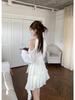 2026 Spring/Summer Halter Neck Backless Off-Shoulder Fairy Dress for Women