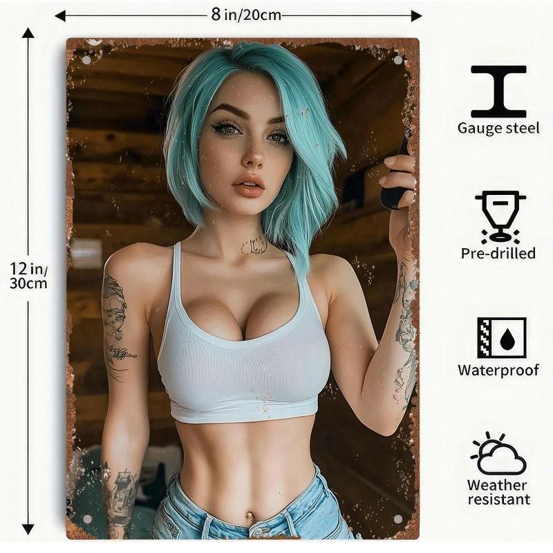 Personal Character Art Metal Tin Sign Wall Decor