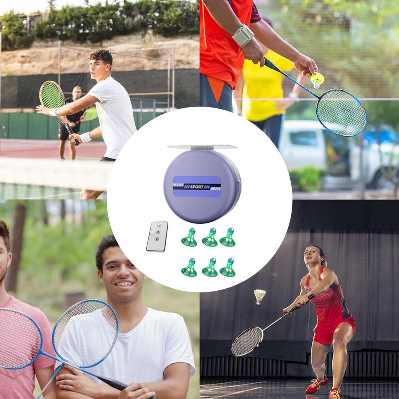 Self Study Badminton Trainer Portable Badminton Practice Robot Professional Badminton Training Tool Shuttlecock Rebound