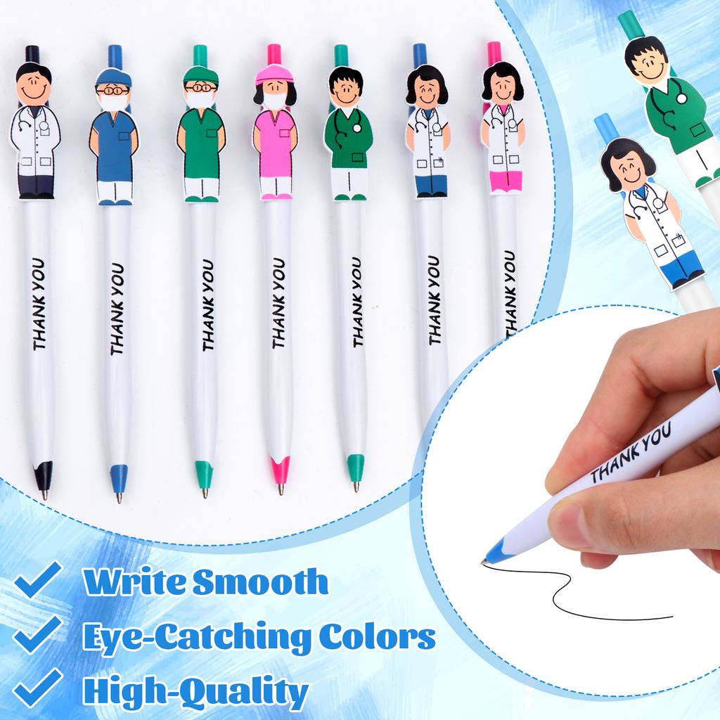 42 Pcs Nursing Pens Thank You Gifts For Colleague Inspirational Doctor Nurse Ballpoint Pen Medical Assistant Nurse Thank You Pen