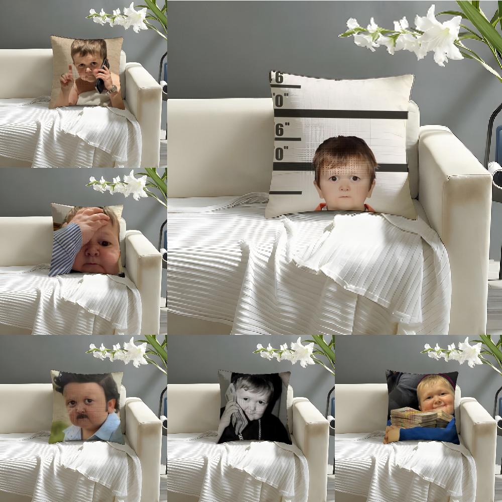 Viral Internet Meme Character Pillow Case linen pillow case sofa home decor cushion cover cushion cove