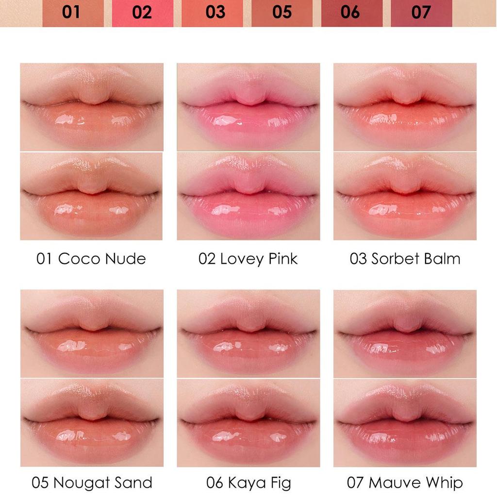 Rom&nd Romand GLASTING MELTING BALM 3.5g/0.12oz (8 Color Options)