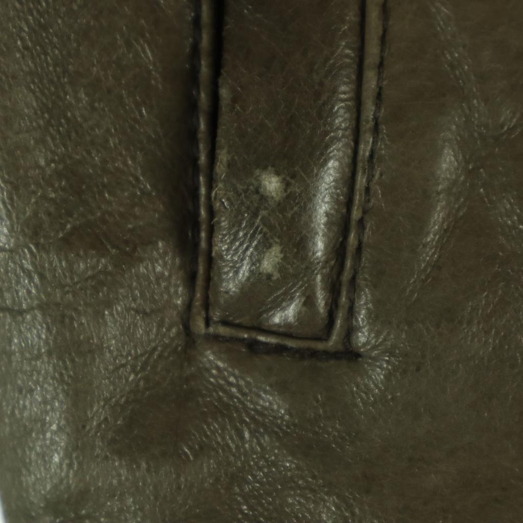 .fr Long Sleeve Leather Single Riders Jacket S Beige Women Used