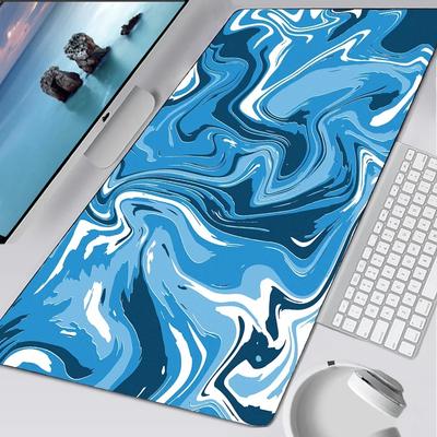 Strata Liquid Blue Gaming Mouse Pad Gamer Speed Company Large Desk Mat Computer Washable Keyboard Mouse Pad Xcm Gamer Office