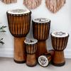 Djembe Drum Wide Top Buddha Design 13cm
