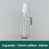 Transparent Pet Spray Bottle With Press Down Nozzle For Hand Sanitizer And Cosmetics