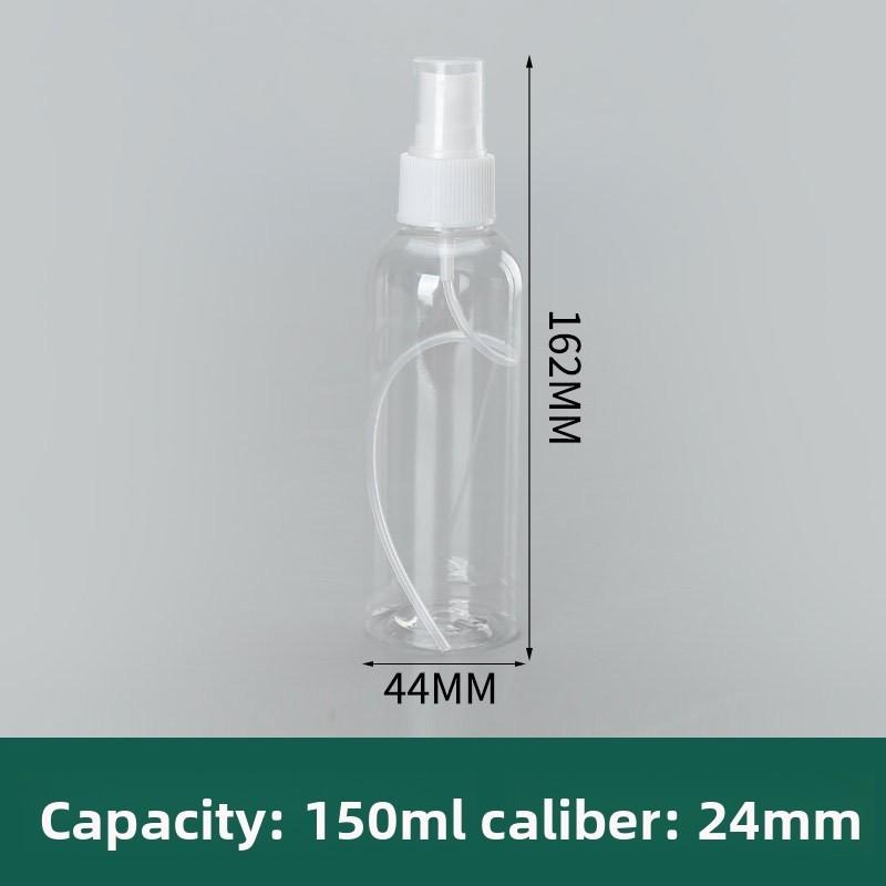 Transparent Pet Spray Bottle With Press Down Nozzle For Hand Sanitizer And Cosmetics