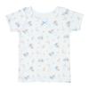 Sanrio Quilted Short Sleeve Undershirt Set with Name Label Product Number 212989 Kids' (2 Pieces), Cinnamoroll, 140cm, Inside,
