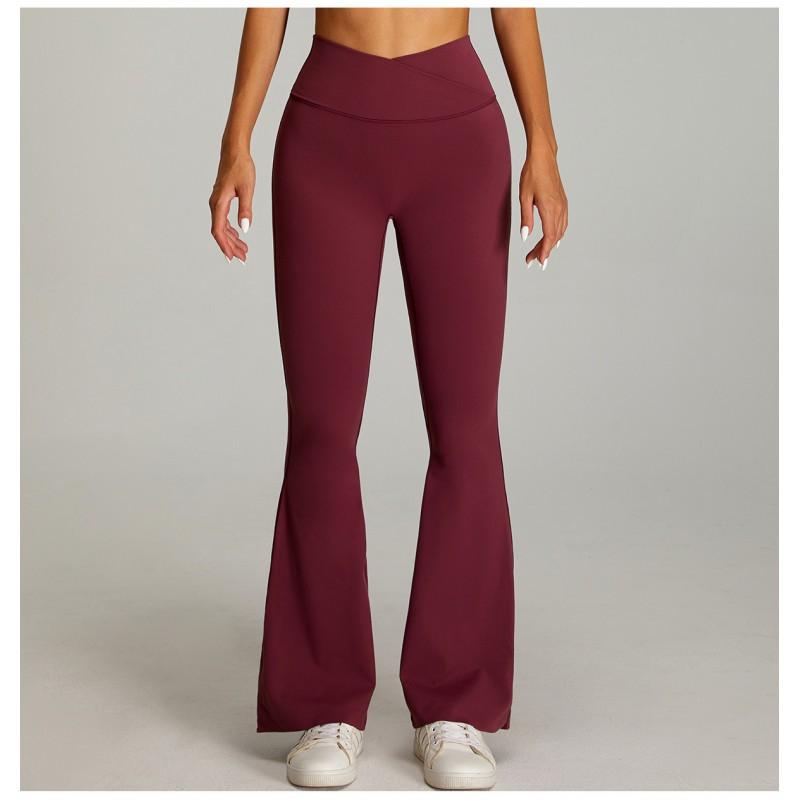 High-Waisted Yoga Pants Women With Butt-Lifting Effect Slim Fit Flared Leggings Gym Workout Running Casual Sport
