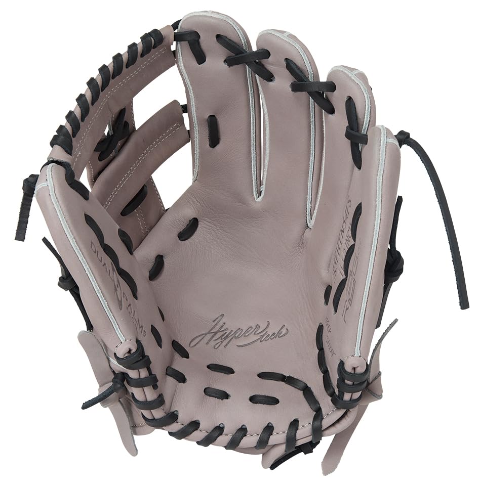 Rawlings HYPER TECH R2G GR5FHTN54FS Baseball for Throwers Glove, Soft, Gray, 11.5 Inches, Right-Handed