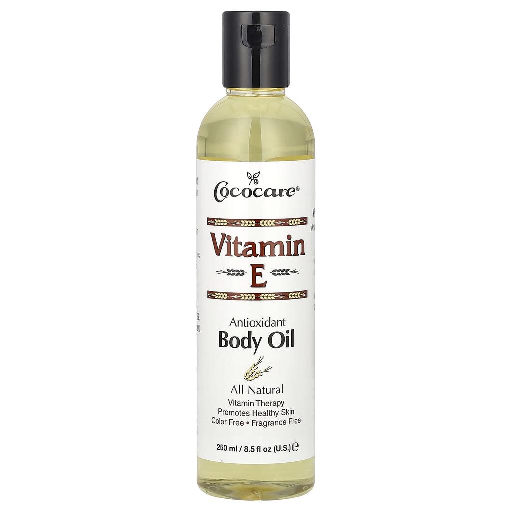 Cococare Vitamín E, tělový olej, 8,5 fl oz (250 ml)
