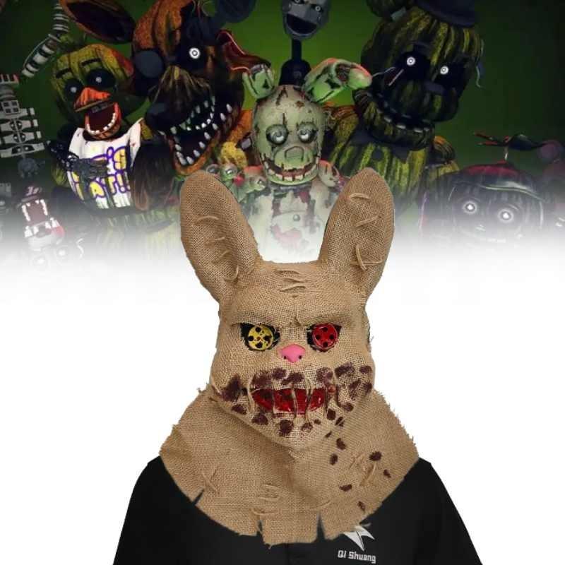Pvc Material Five Nights At Freddy's Rabbit Headpiece For Costume Parties