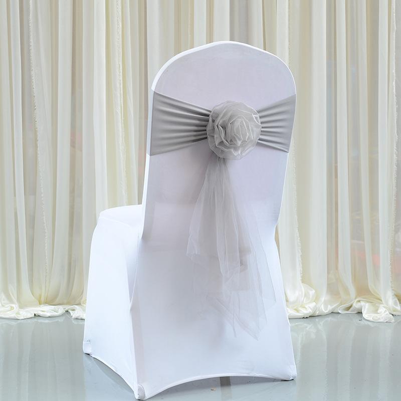 10/20/30pc/set Red Wine Wedding Chair Bow Decoration Stretch Chair Sashes Knot Ties For Wedding Party Hotel Banquet Chairs Decor