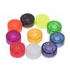 10pcs Footswitch Topper Protector Colorful Plastic Bumpers for Guitar Effect Pedal(Random Color Delivery)