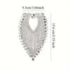 Costume Jewelry and Accessories V-Neckline Evening Dress Rhinestone Shoulder Badge and Other Accessories
