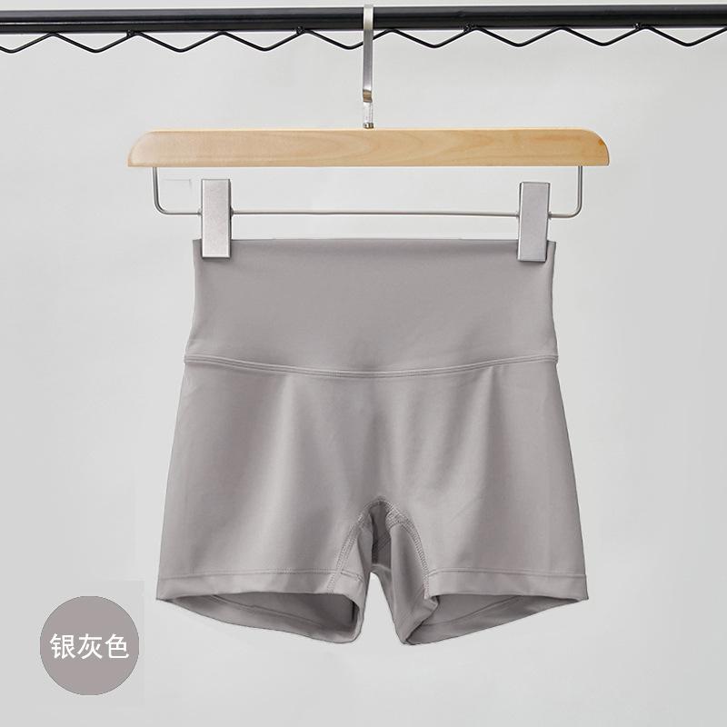 Sports Shorts Spring and Summer New Solid Color Yoga Shorts Tight High Waist Elastic Sports Fitness Three-point Yoga Pants Women