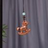 Traditional Horse Keychain Wooden Horse Pendant Backpack Ornaments Car Keychain  Bag Decoration