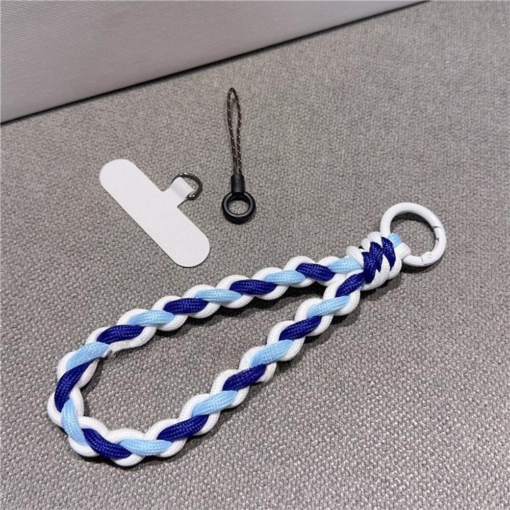 New Handwoven Adjustable Mobile Phone Universal Lanyard Wrist Strap Outdoor Sports Convenient Safety Anti-drop Rope Accessories