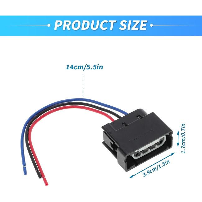 No.645-133 Turn Signal Socket Pigtail Connector Wire Harness for Ford F-150 2004-2014 Turn Signal Lights Connector 2 Pcs Replaces