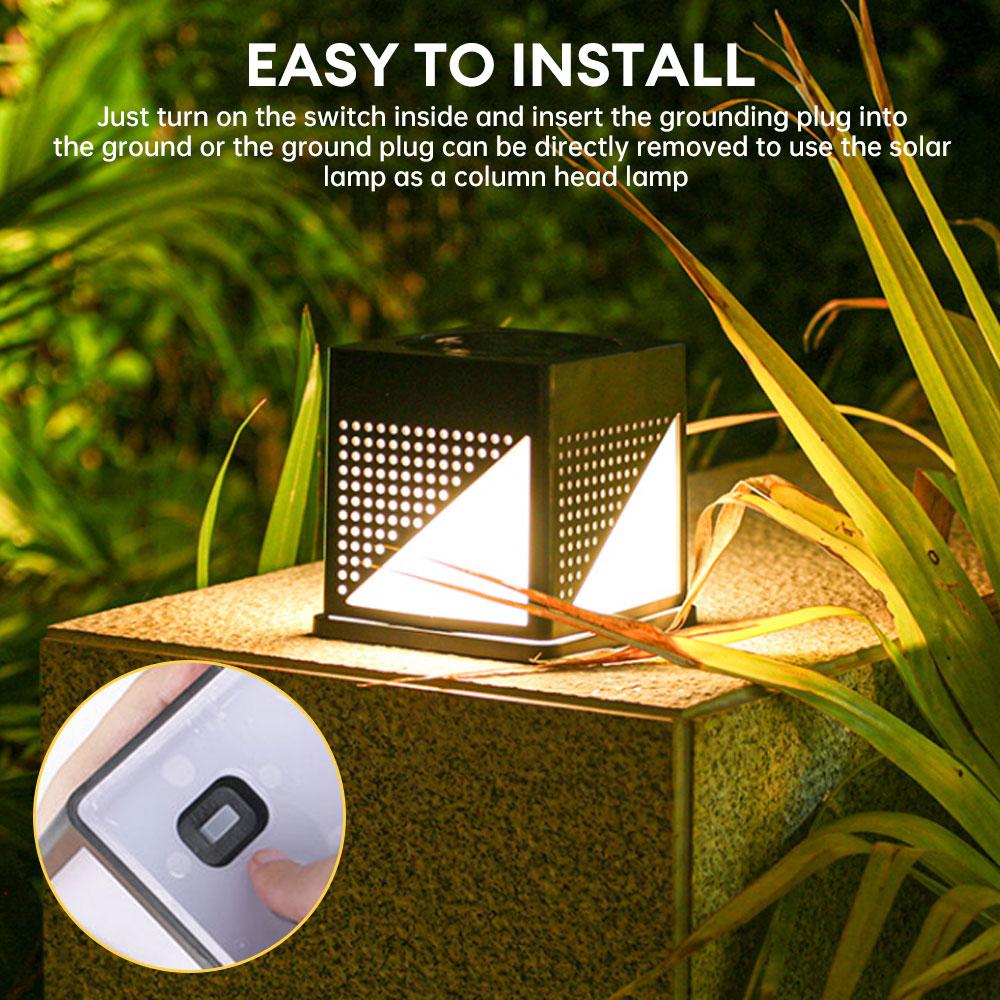 Solar Pathway Lights Outdoor Solar Pathway Garden Lamp Waterproof Landscape Lights Walkway Driveway Lawn Patio Garden Decor