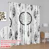 2pcs,2D Plane Printing Light Filtering Curtains Dreamcatcher Art Durable 100% Polyester Fabric (without Rod) Decorations Outdoor