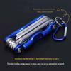 Folding Hex Wrench Set: Inch & Metric Torx Screwdriver