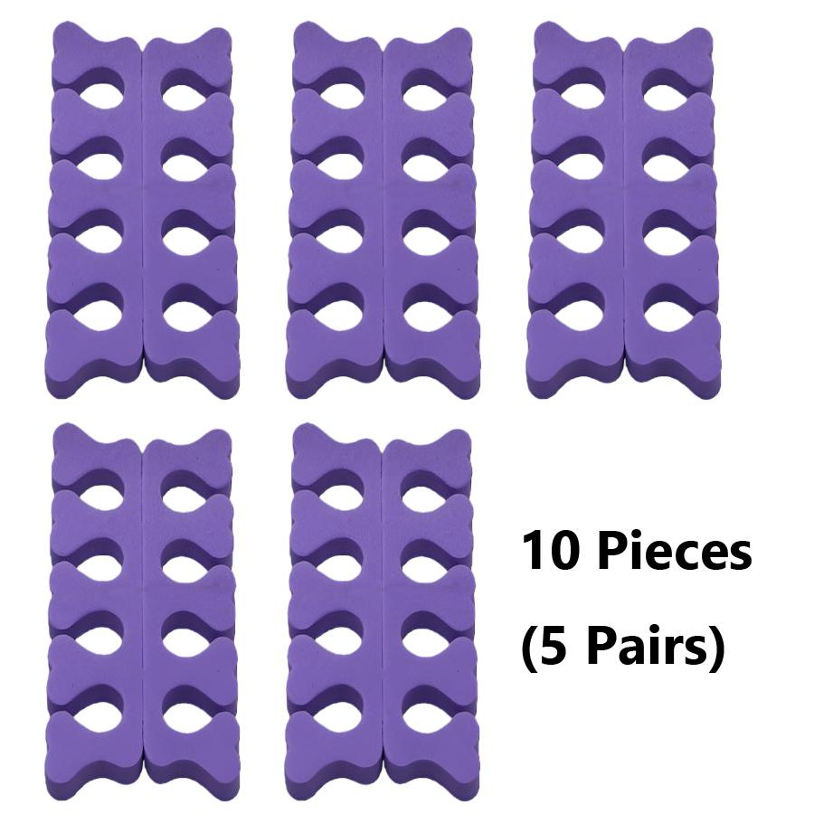 10/20Pcs Foam Toe and Finger Separators Mess-Free Nail Polish Application Toe Spacers, Manicure & Pedicure Essential Tools