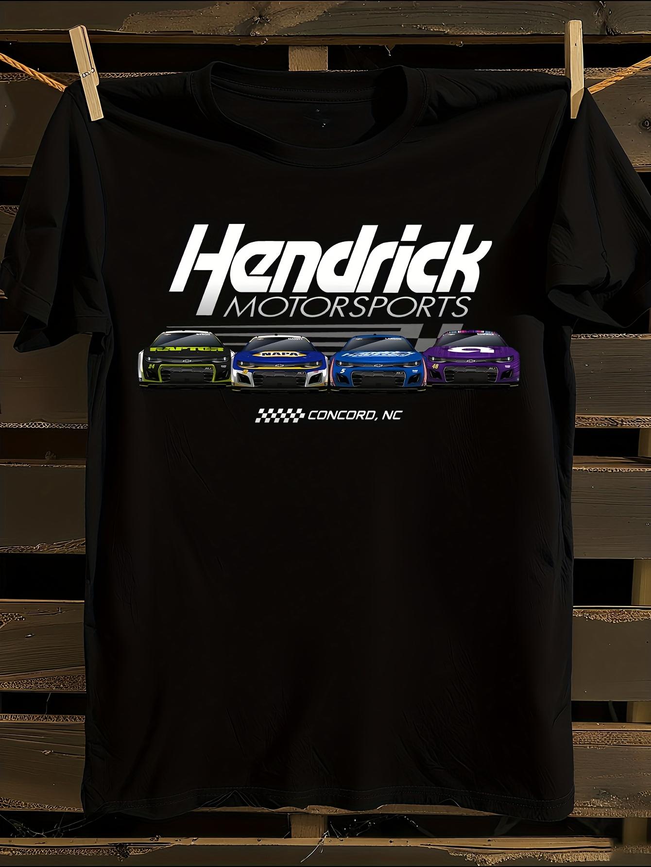 Hendrick Motorsports 2023 Logo T-Shirt Mens Tshirt Womens Tshirts with Letters Print Short Sleeves T-Shirt Casual Street Tee Shirt Top S