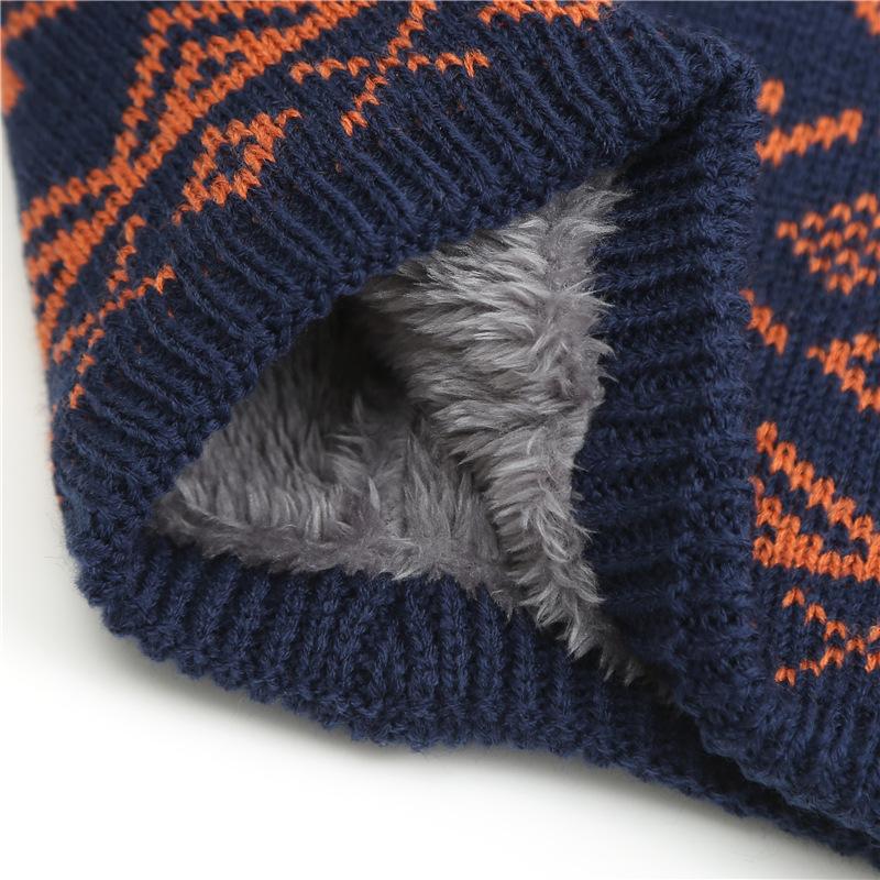 Neue Koreanische Mode Halstuch Männer Frauen Winter Gestrickt Fleecefutter Verdickung Warm Nackenring Schal Eleganz Halstücher Gesichtsmaske